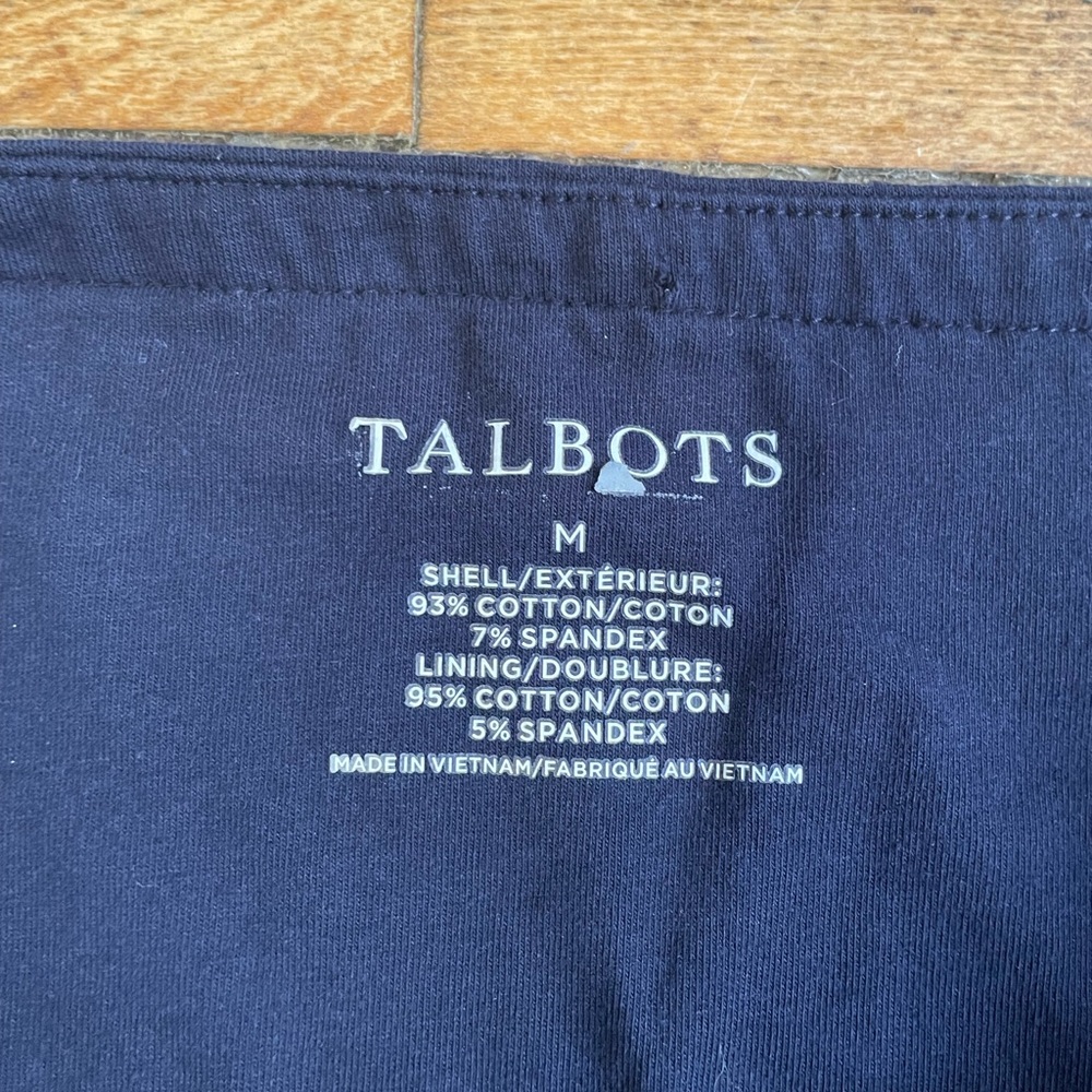 Talbots Women's Top Medium Navy - Picture 3 of 6